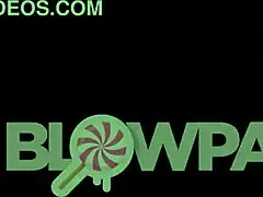 hot blonde milf tutor serves detention with sloppy blowjob in classroom, deepthroating and face fucking