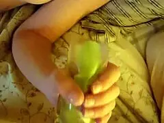 that milf is jerking me off with a stroker