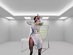 chatting about darth vaders fantasy with granny princess leia