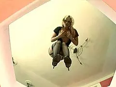 Aleska Diamond Feels Passion Wearing High Heels And Glasses While Getting Fucked