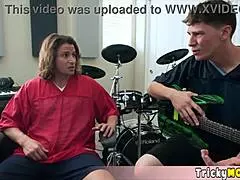 Beautiful busty stepmoms playing the taboo swap game with their clueless and lucky stepsons?