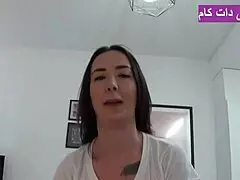 Iranian milf shakes her big ass during hot fucking.