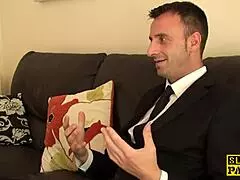 Chubby british sub dominated in rough sex session