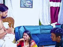 Tharki dhobi baba fucks bhabhiji on birth pretext and creampies her.