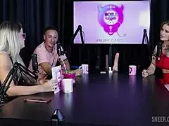 Tati Weg Bora Cast compilation with Bruna Carlos sheer red