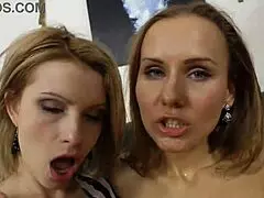 Two Girls Play With Big Black Cock Anal