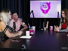 i'm tati weg in bora cast wit bruna carlos, feelin so sexy in sheer red lingrie