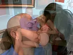 slim amateur receives cum in mouth during sloppy blowjob session