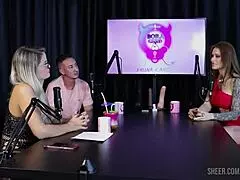 i'm tati weg in bora cast wit bruna carlos, feelin so sexy in sheer red lingrie