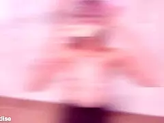 pixie pink extreme nasty anal whore in nylon bodystocking drinks spew with wet messy dildo orgasm