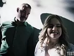 tiny masturbating teen 18+ has threesome with bbw stepmom and stepdad