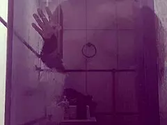 Stepmom bathroom sex: big tits, huge ass, monster cock action