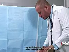i clutch my husband while clutching the doctor's big cock with my pussy