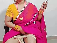 desi tuition teacher has a private session with her student