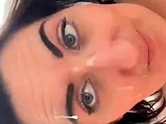 'watch these huge cumshot facials' sandra says candidly