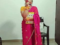 desi tuition teacher has a private session with her student