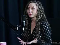 compilados da jujube delicia no bora cast com bruna carlos sheer red