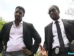 blonde milf sophia west disturbs peace when fucking outside with group