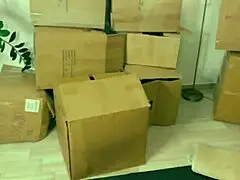 tourist guy gets hard fucked by teen girl from beach storage, she pounds his ass with huge dildo and they piss on each other