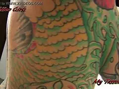 discovering blackwidowxxx's full body tattoos promo view