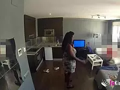 Cuban assistant offers full service to Jordi the cock boy at Fakings