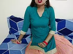 Hot milf bhabhi in roleplay sex with innocent devar 😍