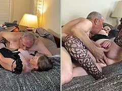 granny darke, you're such a cocksucker with those multiple dildos fucking you.