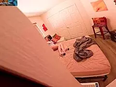 caught peeping stepmom lets you masturbate with her and cum in her pussy