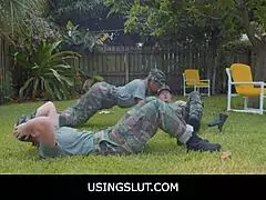 usingslut features freeuse hot teens 18+ for anytime sex with drill instructor during boot camp - dani blu callie black