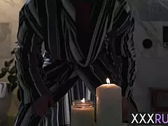 Big Ass Leana Lovings Fucked by Husband After Hot and Warm Nuru Massage Session