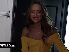 Attractive new cougar shows her talents in pounding hard for first time on camera.