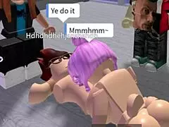 milf sucks roblox cock boldly in furry style