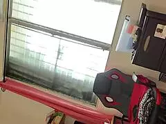 pov stepson caught his stepmom masturbating then fucked her and powerfully cum on her ass - panama