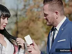 Foxy Valentina Ricci enjoys her holes pounded hard in 4K teaser with double penetration and gaping