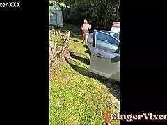 the naked milf walks in the wilderness