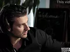 Flight attendant MILF blows married stranger