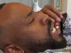 luna legend handles her client jovan jordan with blowjob and facial to keep him out of trouble