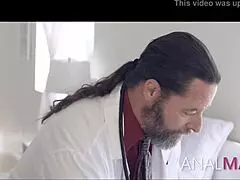 doctor ass fucks milf during door to door rectal exams