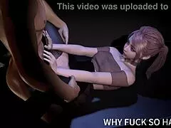 3d cute asian college girl with petite body gets fucked hard