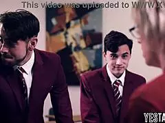 Horny Students Gangbang Huge Tits BBW Mature Teacher In Classroom