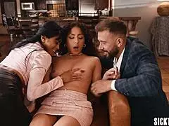 latina therapist solves marriage with hardcore sex for couples