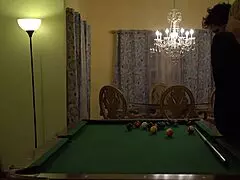 Hot Milf Wife Gets a Hard Handling on Pool Table Huge Tits Rocking