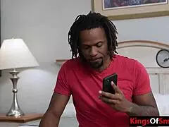 Does the black guy anal fuck his friend's step grandma?