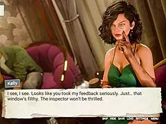 I fed my step-sister, but she wanted more in this roleplay.