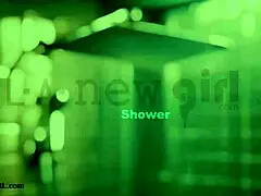 Adorable Brunette Beauty Takes A Shower