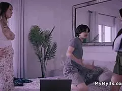 busty housewives getting free used by lucky stud at home