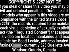 Maxine X Oils Up And Plays With Her Boobs And Pussy!