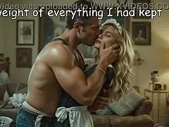 Is this forbidden love? 50-year-old man falls for young 18+ blonde maid