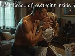 Is this forbidden love? 50-year-old man falls for young 18+ blonde maid