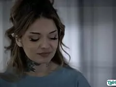 Transgender Stepmom Lucy Hart Bangs Her Wet Pussy Stepdaughter Vanessa